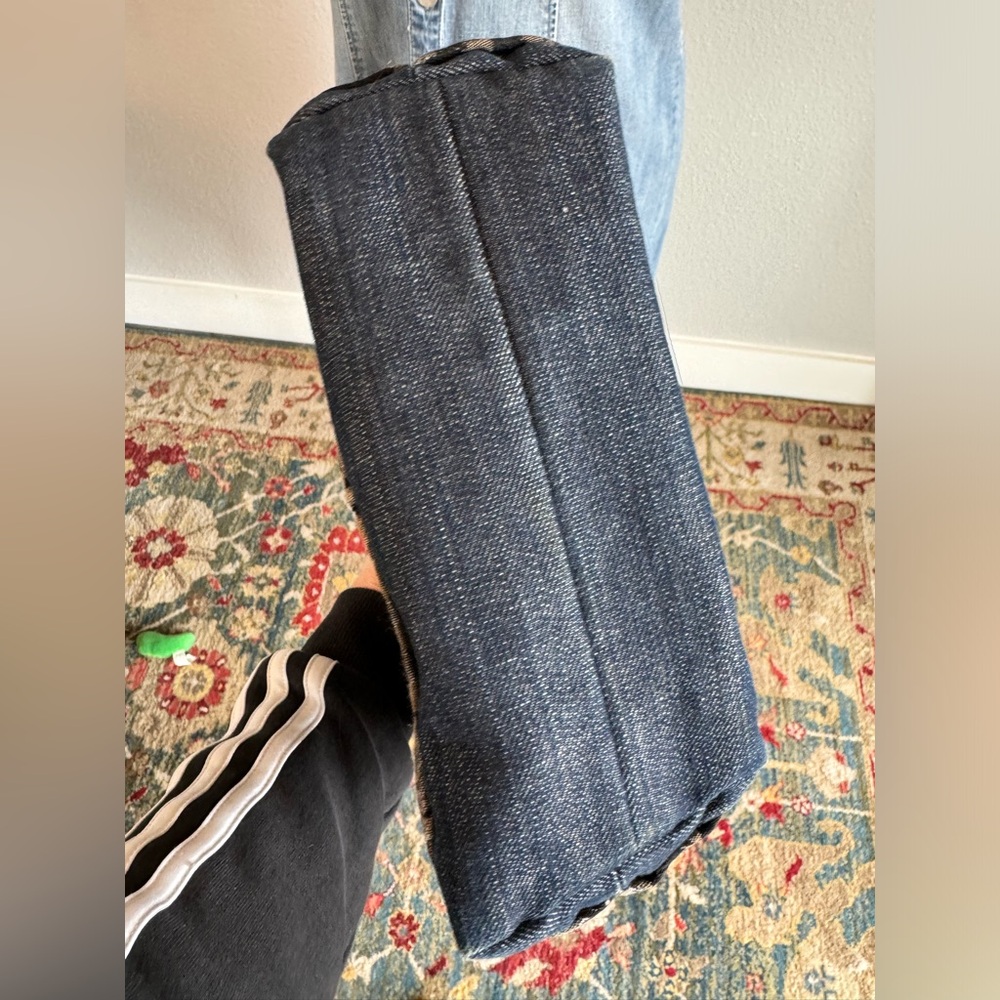 Horse Denim Embroidered Crossbody Bag - Picture 8 of 9